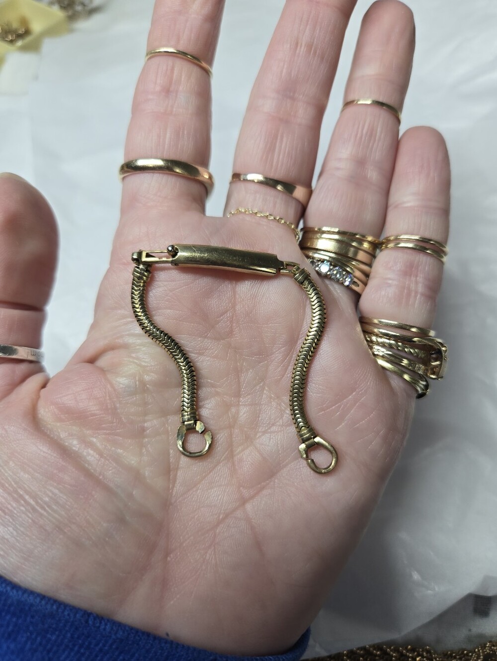 Gold Filled Women's Watch Band Bracelet  - Unbranded